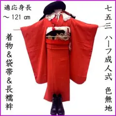 604ag28■七五三 七歳 女児 色無地 着物&袋帯&長襦袢 モダン■良好