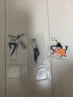 チェンソーマン 一番くじアクリルスタンド　ラバーチャーム3点セット