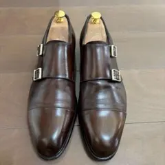 サントーニ ダブルモンクストラップ 革靴 シューズ 9 1/2(27.5cm)