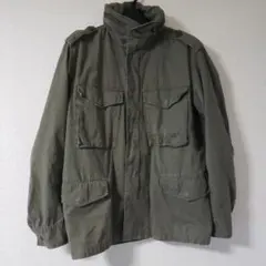 押*忍様 AVIREX USAオリーブ ミリタリージャケット フード付き
