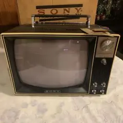 SONY ブラウン管式の白黒トランジスターテレビ TV-11G 1974年製 SONY ブラウン管式の白黒トランジスターテレビ TV-11G 1974年製 - メルカリ