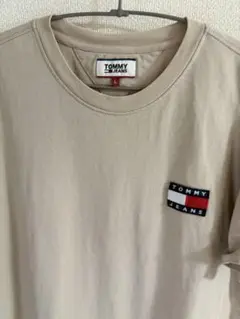 TOMMY JEANS Tシャツ ベージュ Lサイズ