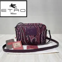 新品 未使用 ETRO ペイズリー ミニ ショルダー バッグ ジャガードのサムネイル