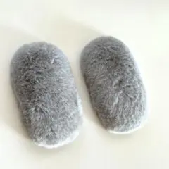 エレコム もふもふリストレスト ショートタイプ グレー