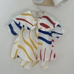 Wolf & Rita Kids White Lua Blouse ブラウス4Y