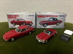 トミカリミテッドヴィンテージ 赤いスポーツカー2台セット中古！のサムネイル