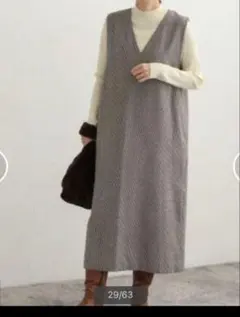 く*き様 アーバンリサーチドアーズ◎ストレートラインジャンパースカート