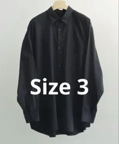 comoli 26AW 製品染ブラック comoli シャツ 5 - メルカリ