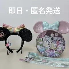 ディズニー 40周年 カチューシャ ミニー ポップコーンバケット（専用紐付）のサムネイル