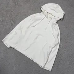 UNIQLO スウェットプルパーカー ホワイト M 綿100%