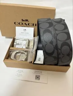 新品正規品コーチCOACH3点セットシグネチャーフリーサイズ レザー