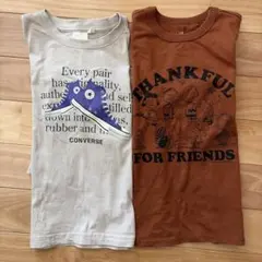 長袖カットソー　２枚セット　男児120〜130 converse /GAP