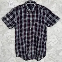ひ*ん様 バーバリーロンドン ホース刺繍 半袖チェックシャツ S