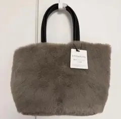ファーバッグ　トートバッグ
