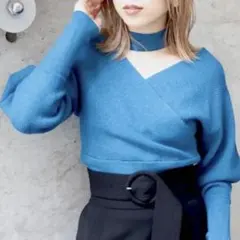 MURUA : カシュクールチョーカーニット