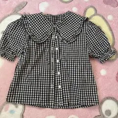 petit main チェック柄シャツ 100