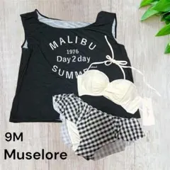 【新品未使用タグ付き】水着 ブラック M Tシャツ ビキニ 3点セットのサムネイル