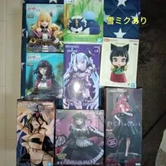 「新品未開封」新作あり〜美少女プライズフィギュアセット！