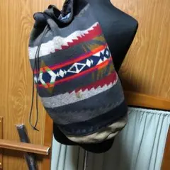PENDLETON ワンショルダー バッグ ネイティブ柄 スウェード&ウール