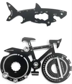 15-in-1 サメの形と20イン1の自転車マルチツール アウトドアポータブルのサムネイル
