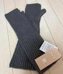 お値下げ　Bab ブージュルードニット　ロング手袋