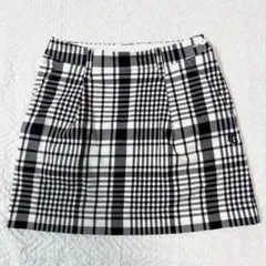 PEARLY GATES パーリーゲイツ ゴルフウエア スカート チェック XS