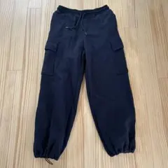 UNIQLO ブラック スウェットカーゴパンツ L