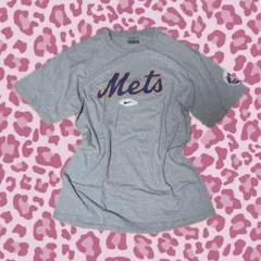 Nike Mets Tシャツ Mサイズ グレー 大きめ