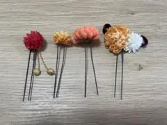 和装　花飾りセット