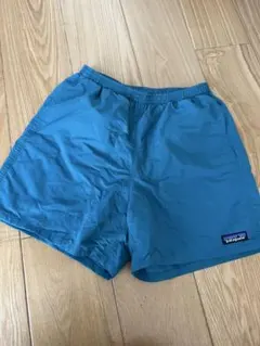 Patagonia バギーズショーツXS 青緑