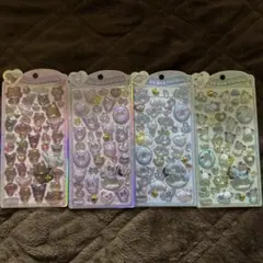 正規品 サンリオ うるちゅるポップシール 4枚セット
