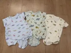 ロンパース カバーオール 60 男の子 3点まとめapres les coursのサムネイル