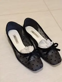 VIVAIA フラットシューズ バレエシューズ ドット柄 VIVAIA フラットシューズ バレエシューズ ドット柄 - メルカリ