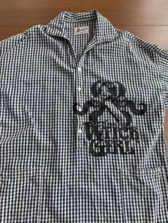 ヒステリックグラマー　ギンガムチェック ロングシャツ　ワンピースのサムネイル