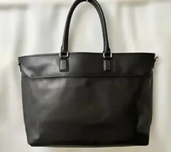 未使用品 agnès b. VOYAGE レザートートバッグ 2way A4のサムネイル