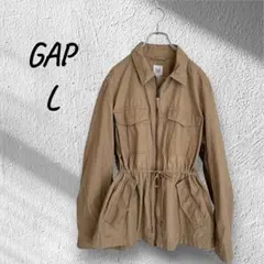 GAP ベージュ ジャケット L スプリングコート　ウエストマーク　春のサムネイル