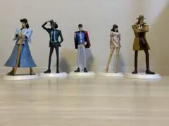 ルパン三世フィギュア5体セット ルパン 次元 五ェ門 不二子 銭形 箱無し現状品