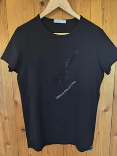 USUALIS COLLECTION ブラックTシャツ