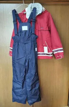 スキーウェア レディース　赤 ネイビー 　新品未使用　①