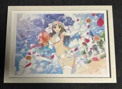 切抜 額装 A4サイズ シノビマスター 閃乱カグラ NEW LINK 蓮華