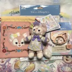ハートフェルトレターズオブフレンドシップ バッジ カラビナ 巾着　リーナベル