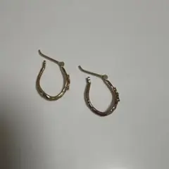 アガット　フープピアス