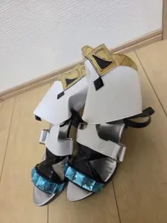 シロネン 原神 コスプレ 靴 ブーツ ※初期傷あり