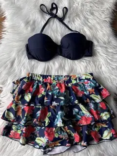 フラワープリント セパレート水着 Mサイズ
