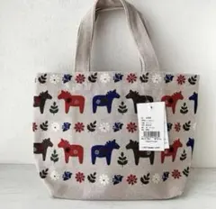 新品 フレンズヒル ランチバッグ 帆布 ノースホース 木馬 北欧 うま 馬