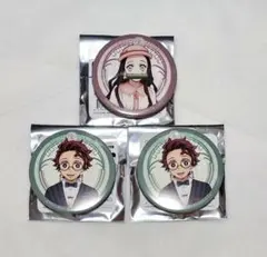 鬼滅の刃　Q-pot.　缶バッジ　竈門炭治郎　竈門禰豆子