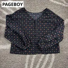 PAGEBOY 柄シャツ