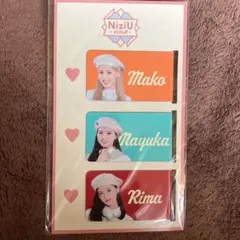 NiziU Scout マグネット3枚セット Mako Mayuka Rima
