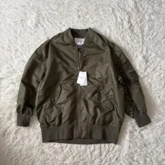 タグ付美品SLOBE IENA スローブイエナ MA1 ジップブルゾン カーキ