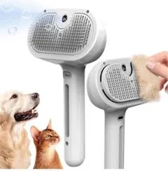 ✨新品✨ MOCEMTRY ペット用ブラシ 噴霧式ペットブラシ 水タンク付き